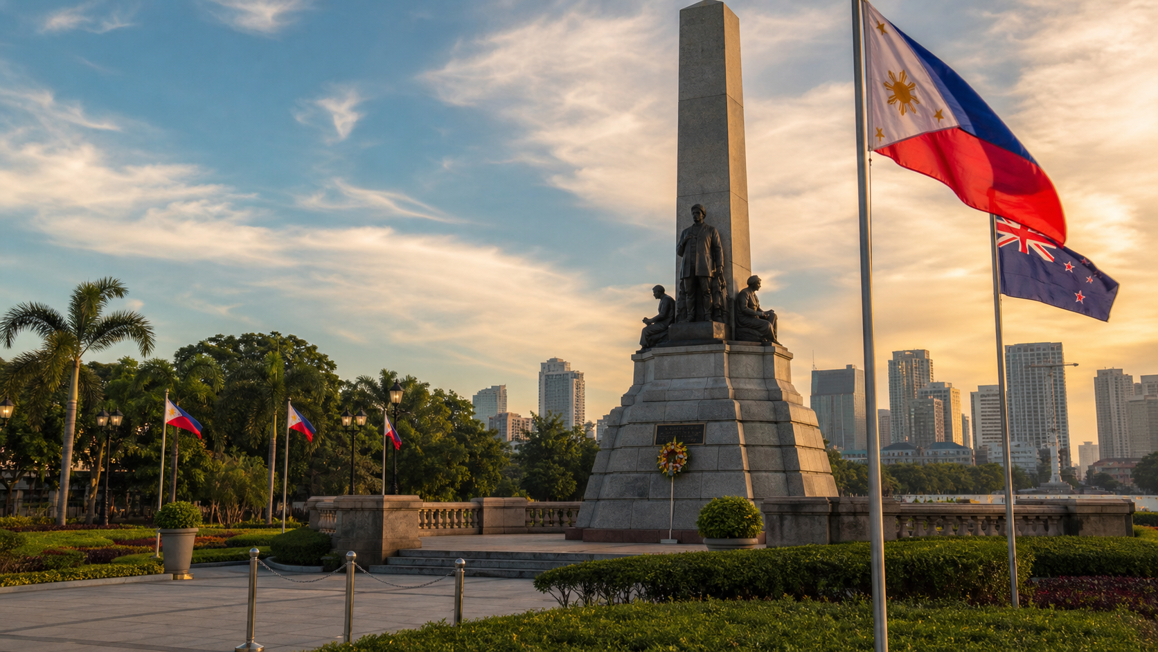 Philippines landmark representing the New Zealand partnership roadmap